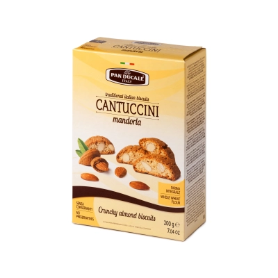 Cantuccini (od integralnog  pšeničnog brašna) sa bademima  200g