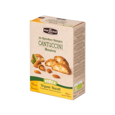 Organski Cantuccini (od integralnog  pšeničnog brašna) sa bademima  200g
