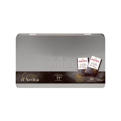 Čokolada 77% limenka 20x7,5g)  150g