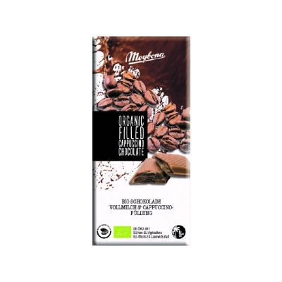 Organska mlečna čokolada sa kapućino punjenjem 100g