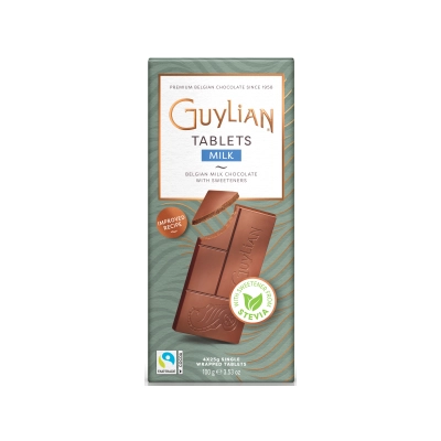 Mlečna čokolada, bez dodatog šećera, sa stevijom (4x25g) 100g