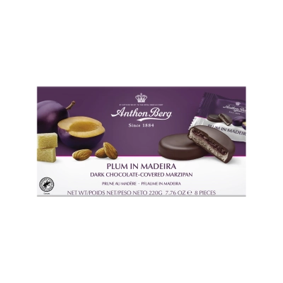 Čokoladni desert sa marzipanom, šljivom i madeira vinom 220g