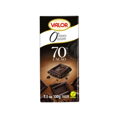 Čokolada 70% kakaa, bez dodatog šećera 100g NOVO