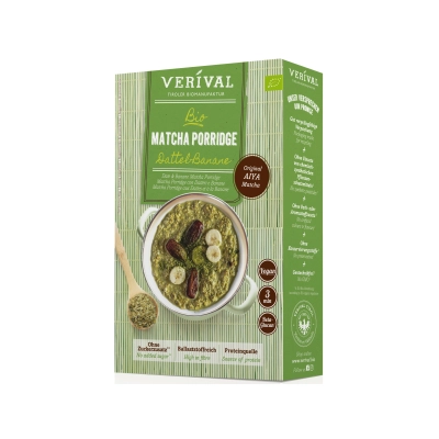 Organska ovsena kaša matcha, urmabanana 350g NOVO (bez dodatog šećera)